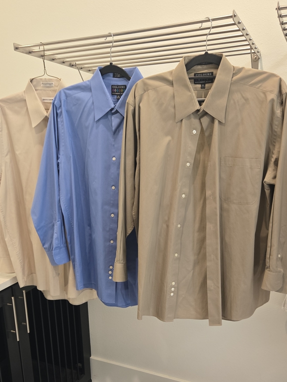Alexander Julian Blue and Tan-3 Men’s Dress Shirts